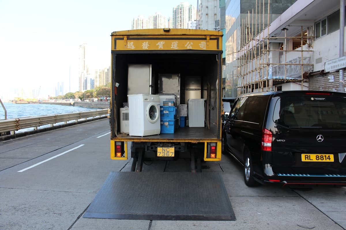 3.5 tonne Luton van with tail lift used for whole-house moves in Greater Manchester